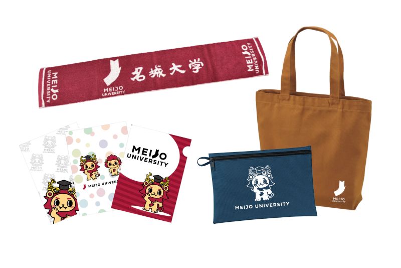 名城大学ロゴのバッグの色