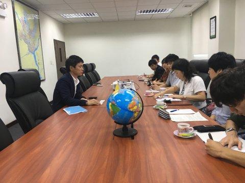 MJDC（Myanmar Japan Thilawa Development Ltd.）Directorから説明をうける。