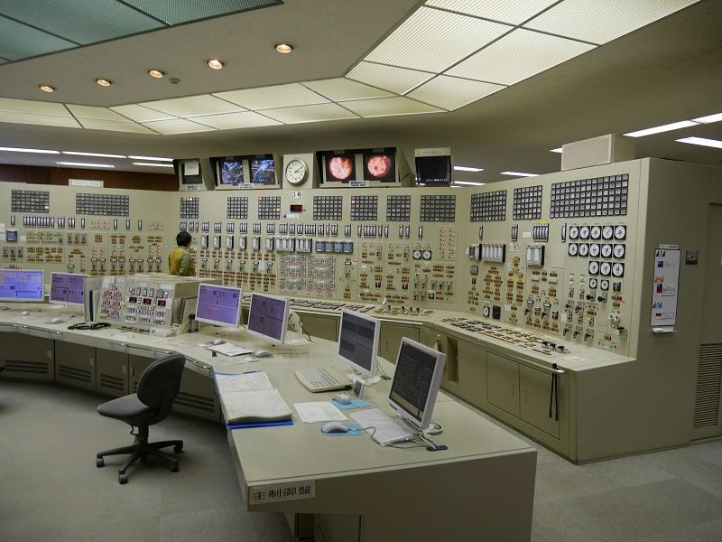 碧南火力発電所の制御室の様子