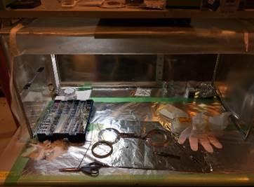 写真1：試料台の写真