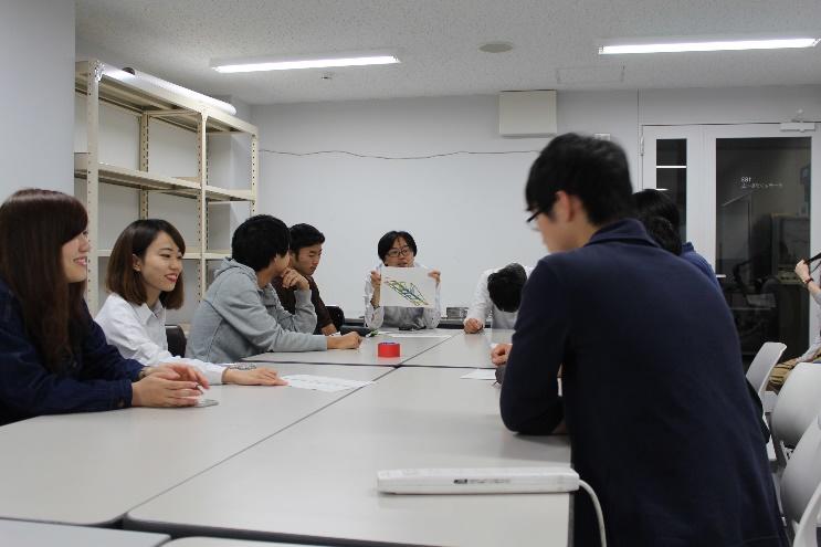 PCソフトで作成した3D画像を参考として部材の切断位置を議論