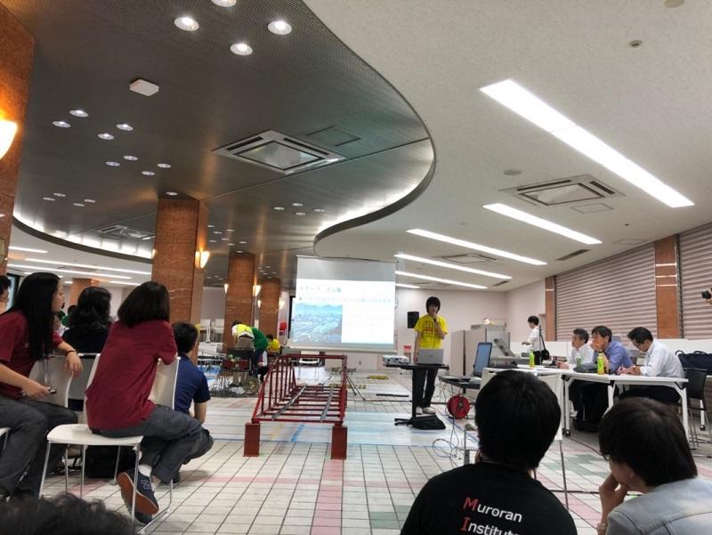 プレゼンテーション審査の様子（Aチーム）