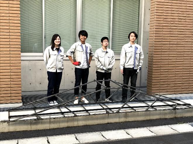 Bチームも橋を完成させることが出来ました