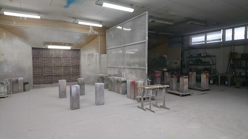塗装場見学