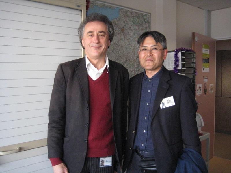 IFP Schoolのピエール･デュレ博士と中島公平教授
