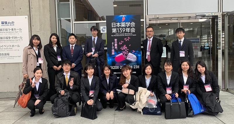 日本薬学会第138年会に参加した学生たち（原研究室）