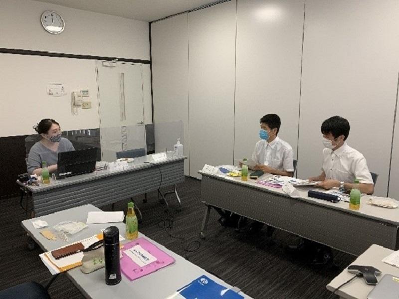 柴山コンサルタント株式会社のインタビュー調査の様子