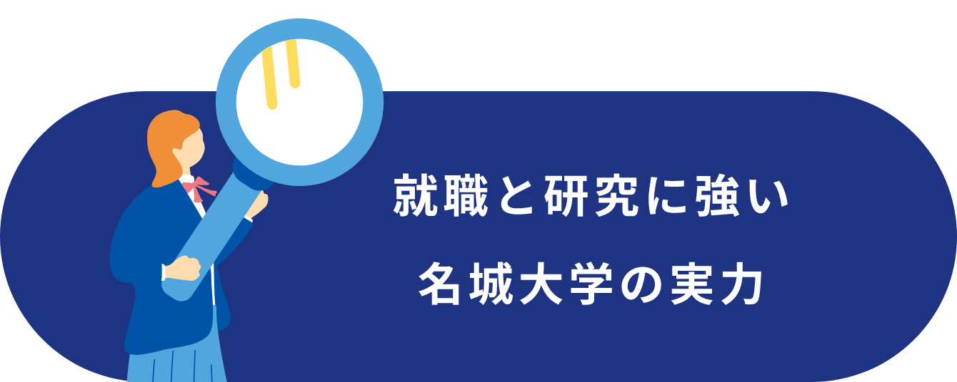 就職と研究に強い名城大学の実力