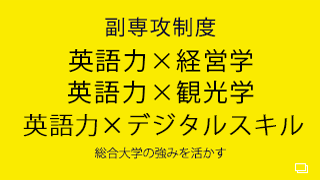 英語力×経営学（副専攻制度）