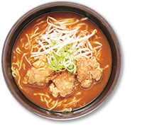 ピリ辛唐揚味噌ラーメン