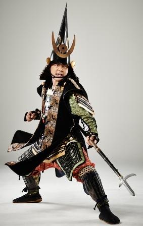 名古屋おもてなし武将隊の加藤清正（©2009 Nagoya Omotenashi Busho-Tai Secretariat）