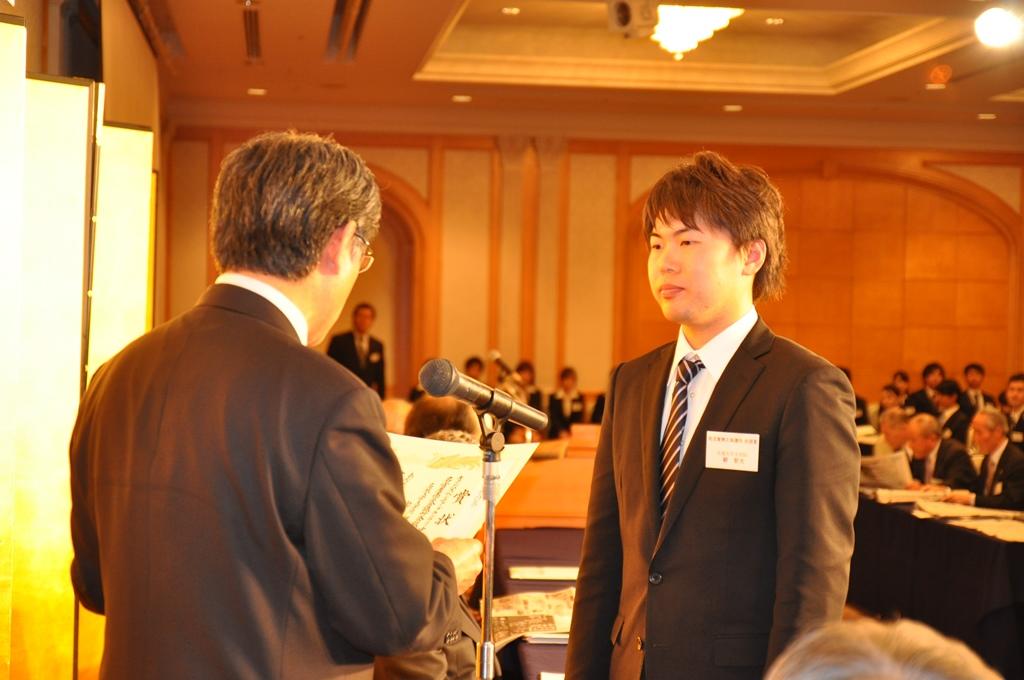 特別賞を受賞した柳さん