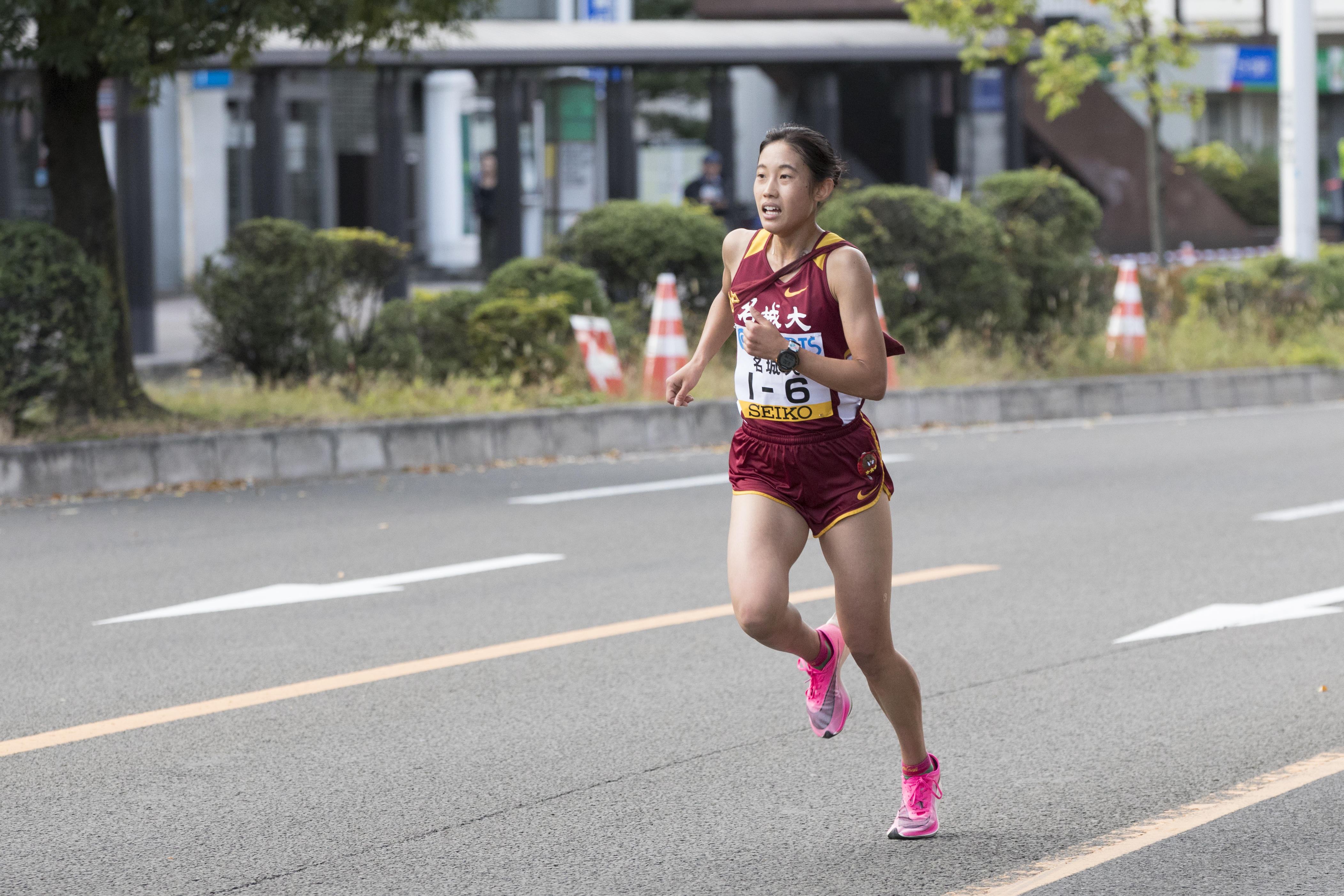 1年生ながらアンカーを任された6区荒井優奈選手