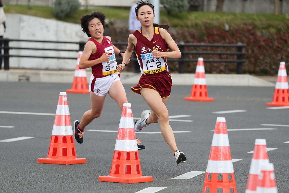 首位を奪い取った2区山本選手