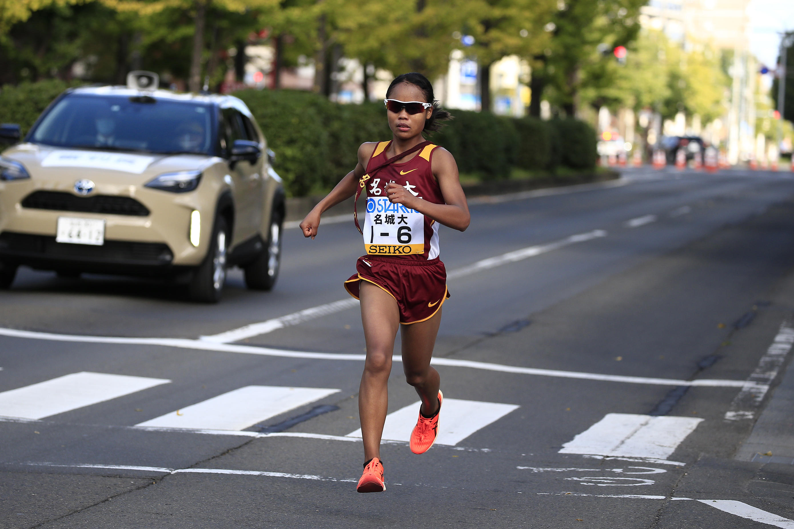 全員の想いをゴールへ向かう6区髙松選手