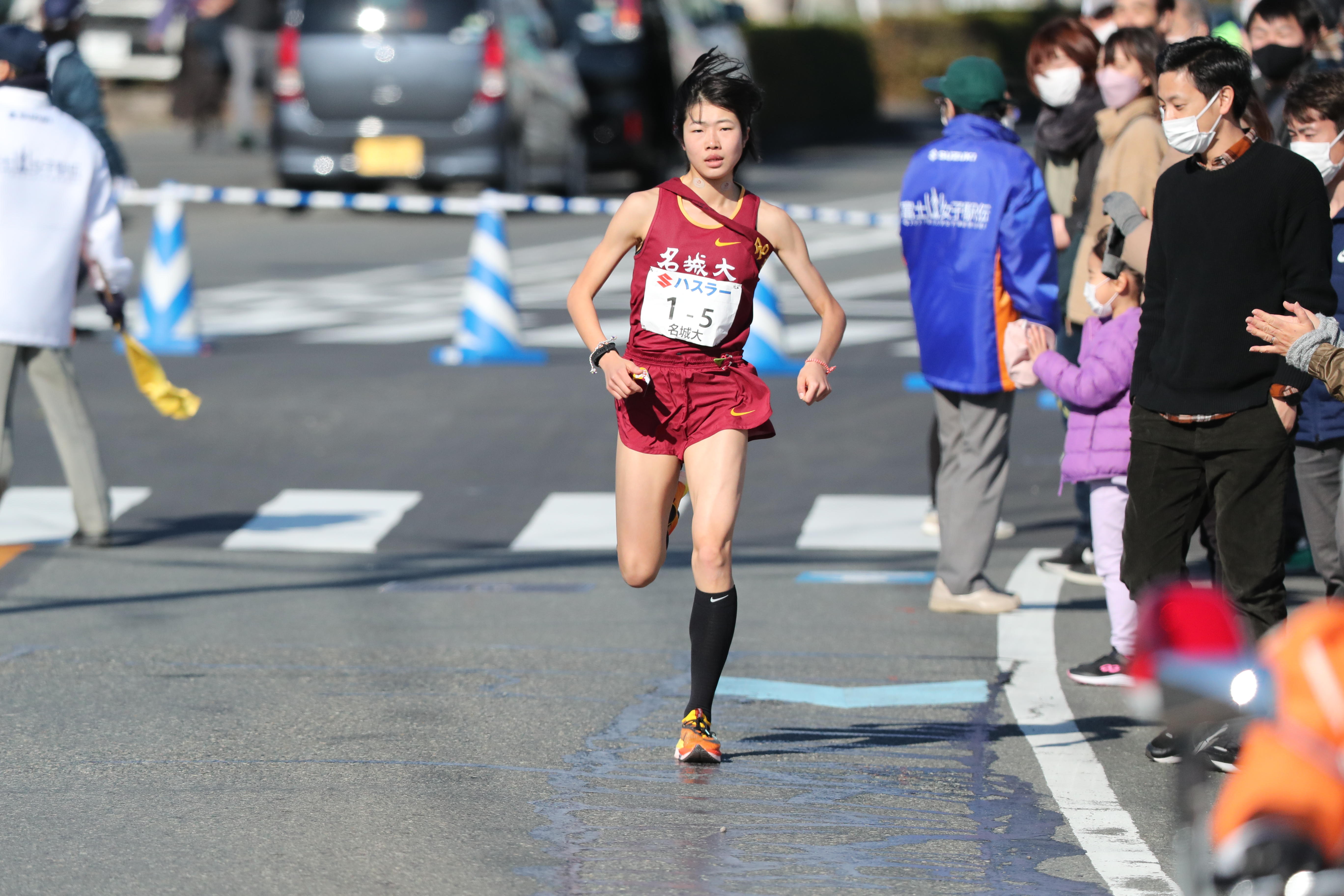 大学ラストランとなる５区和田有菜選手