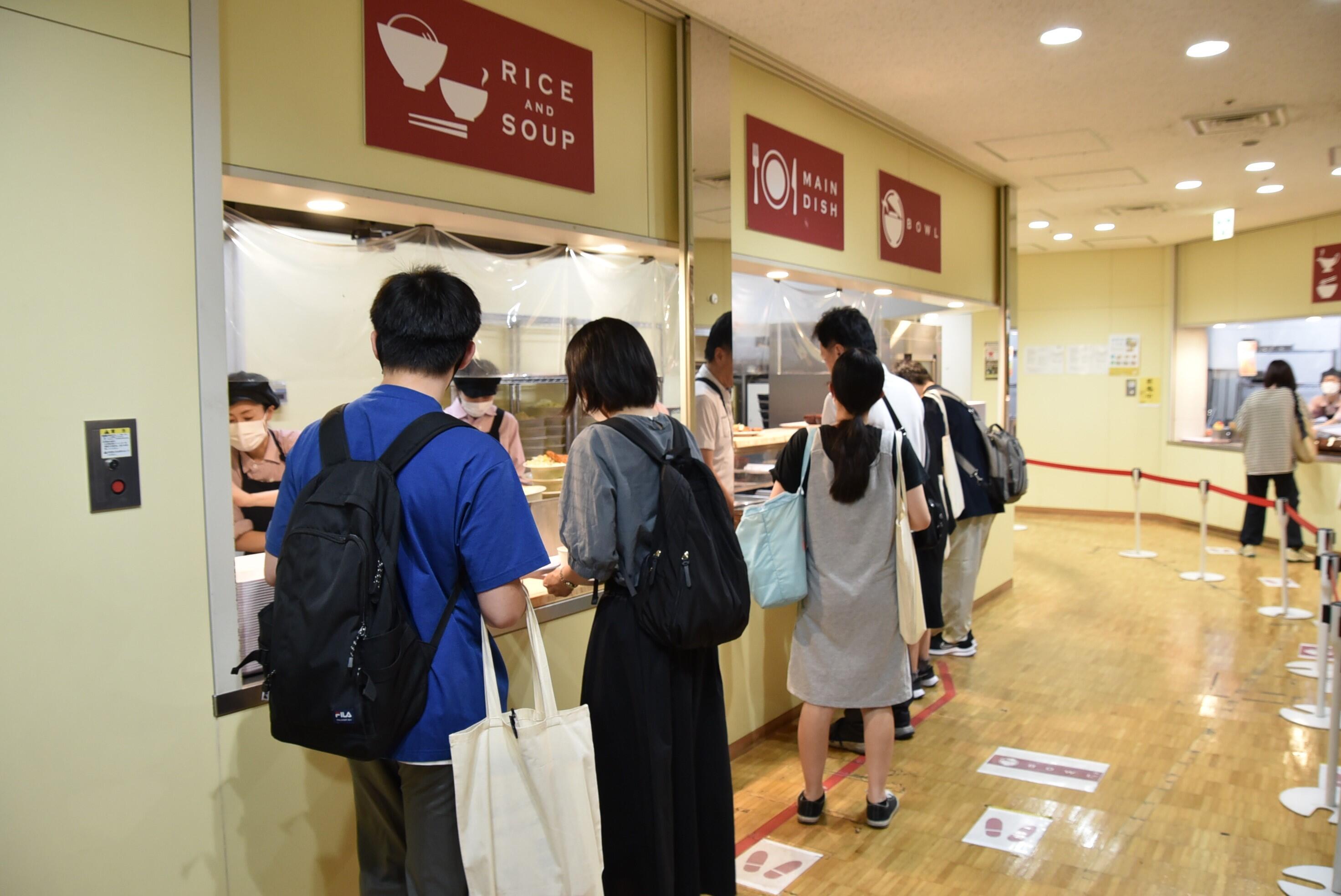 学食もオープン