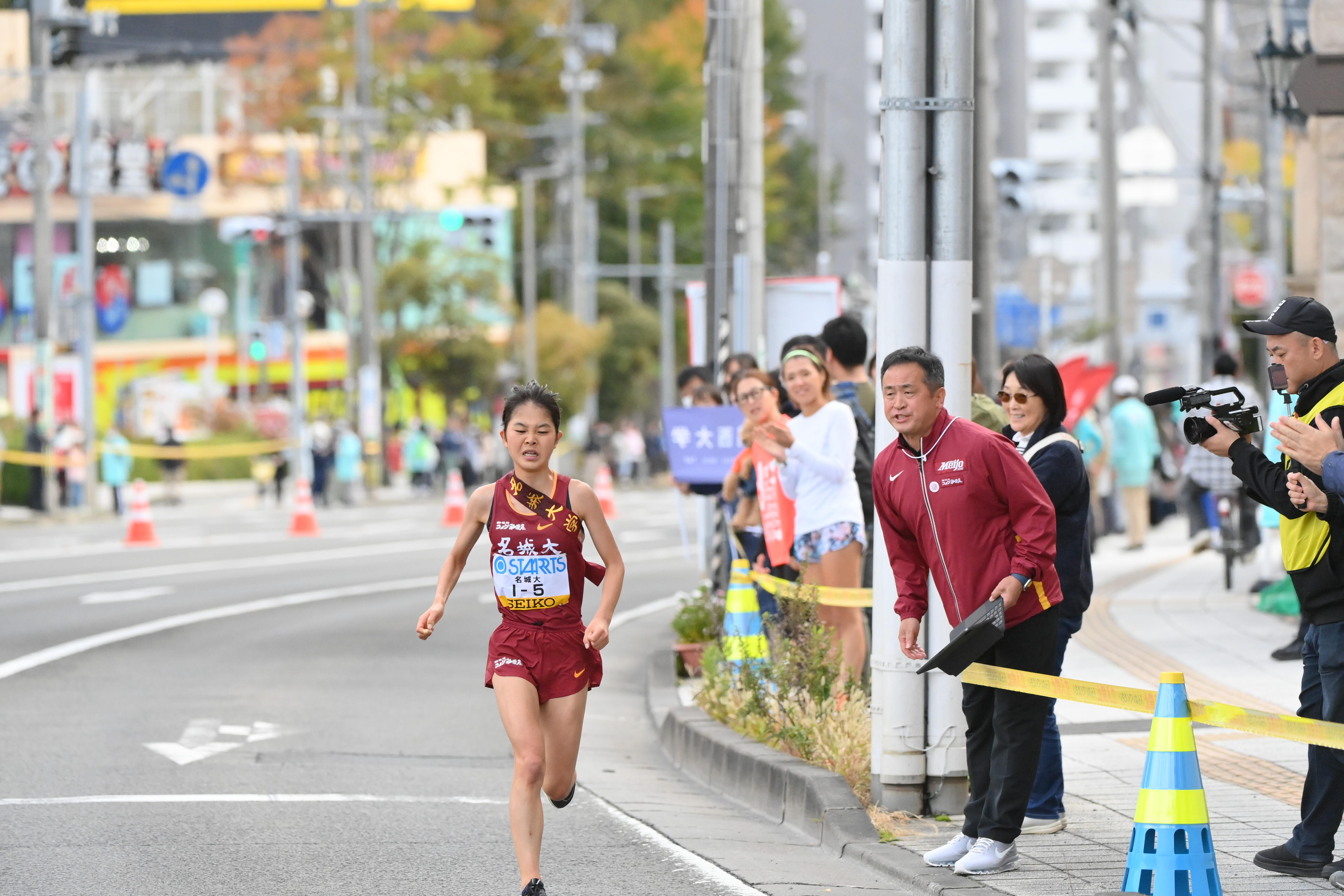 駅伝初出場でエース区間をゆだねられた原田選手