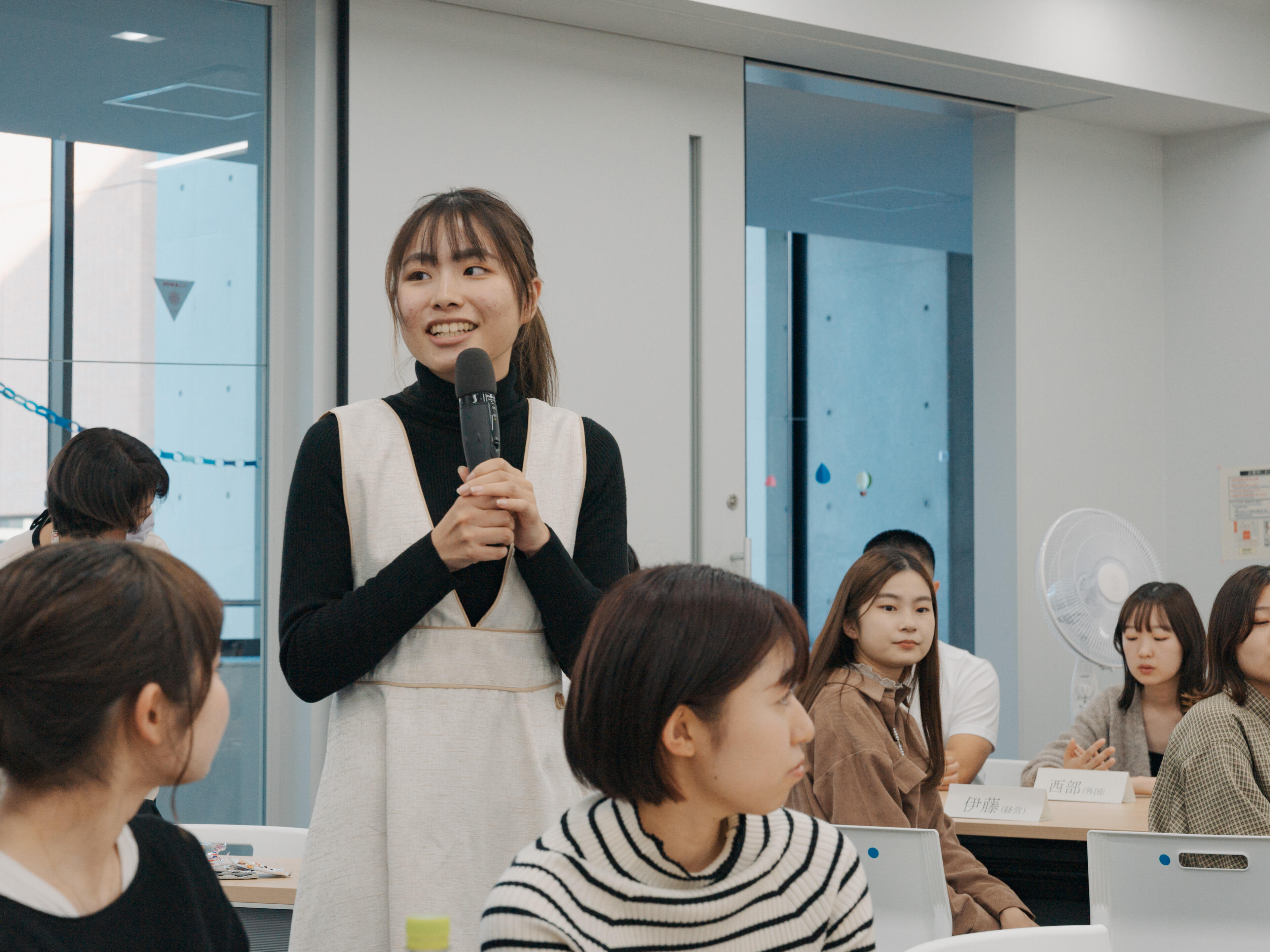 各学年代表１名が今日の感想を述べました