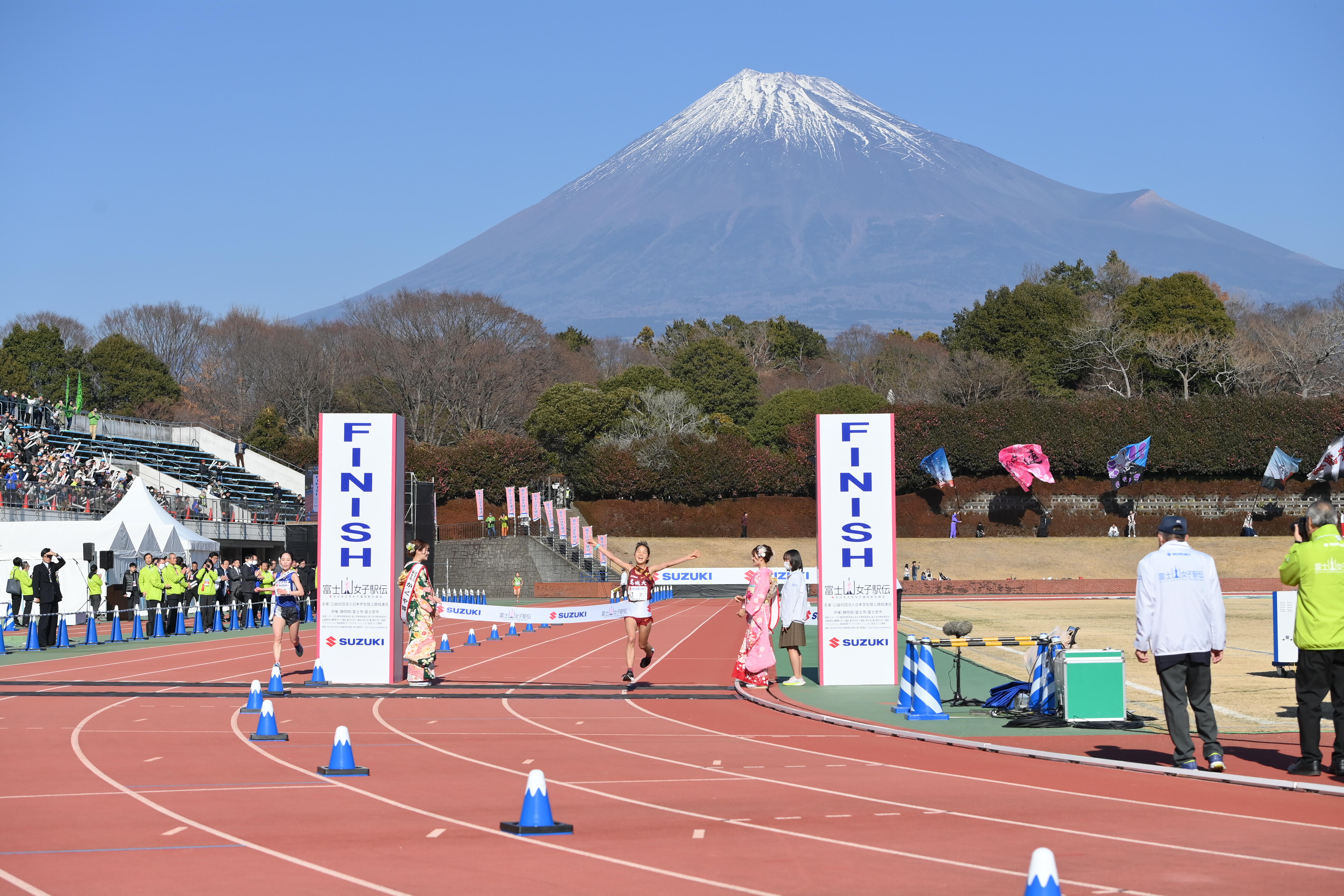 快晴の富士山女子駅伝2023