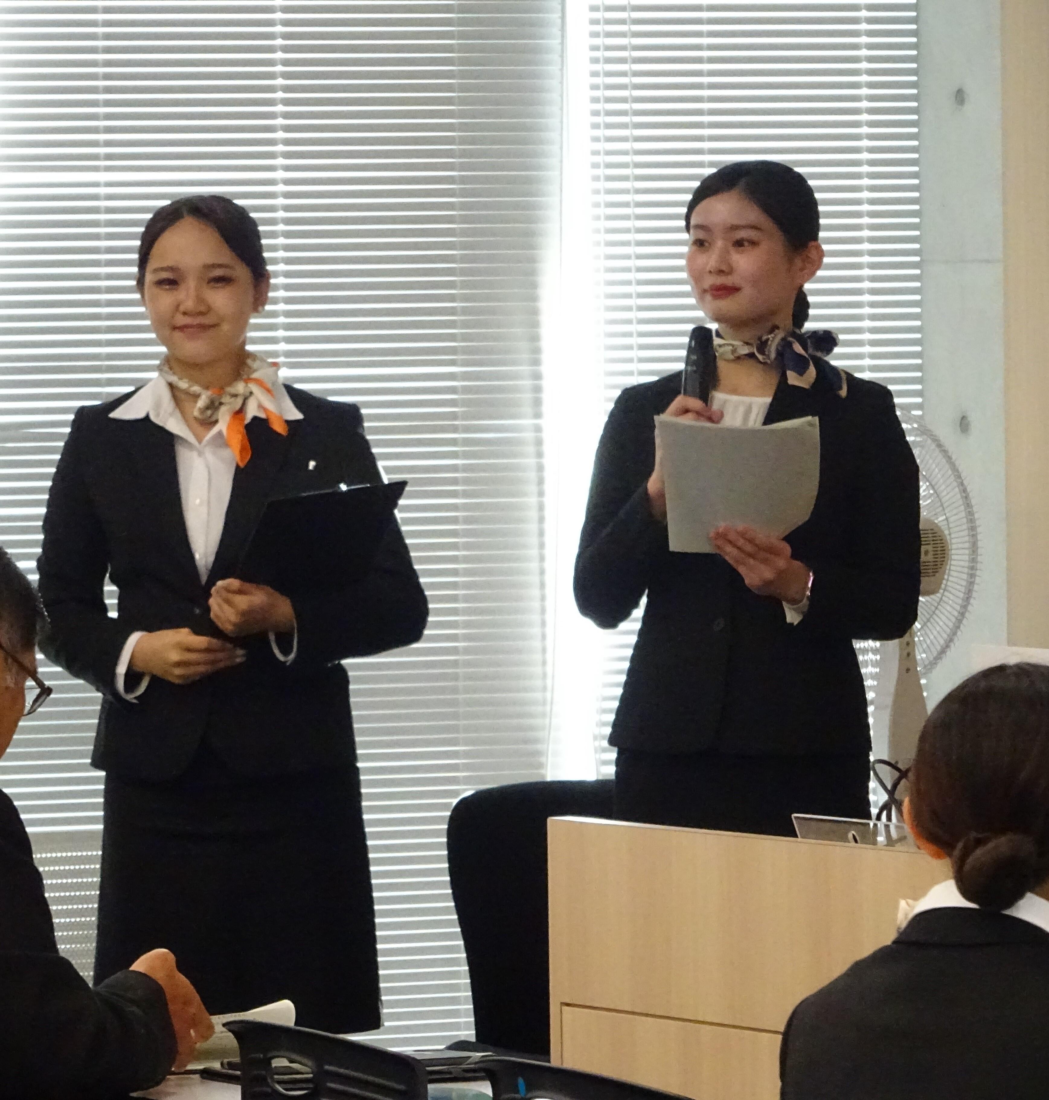 司会は二人で頑張りました