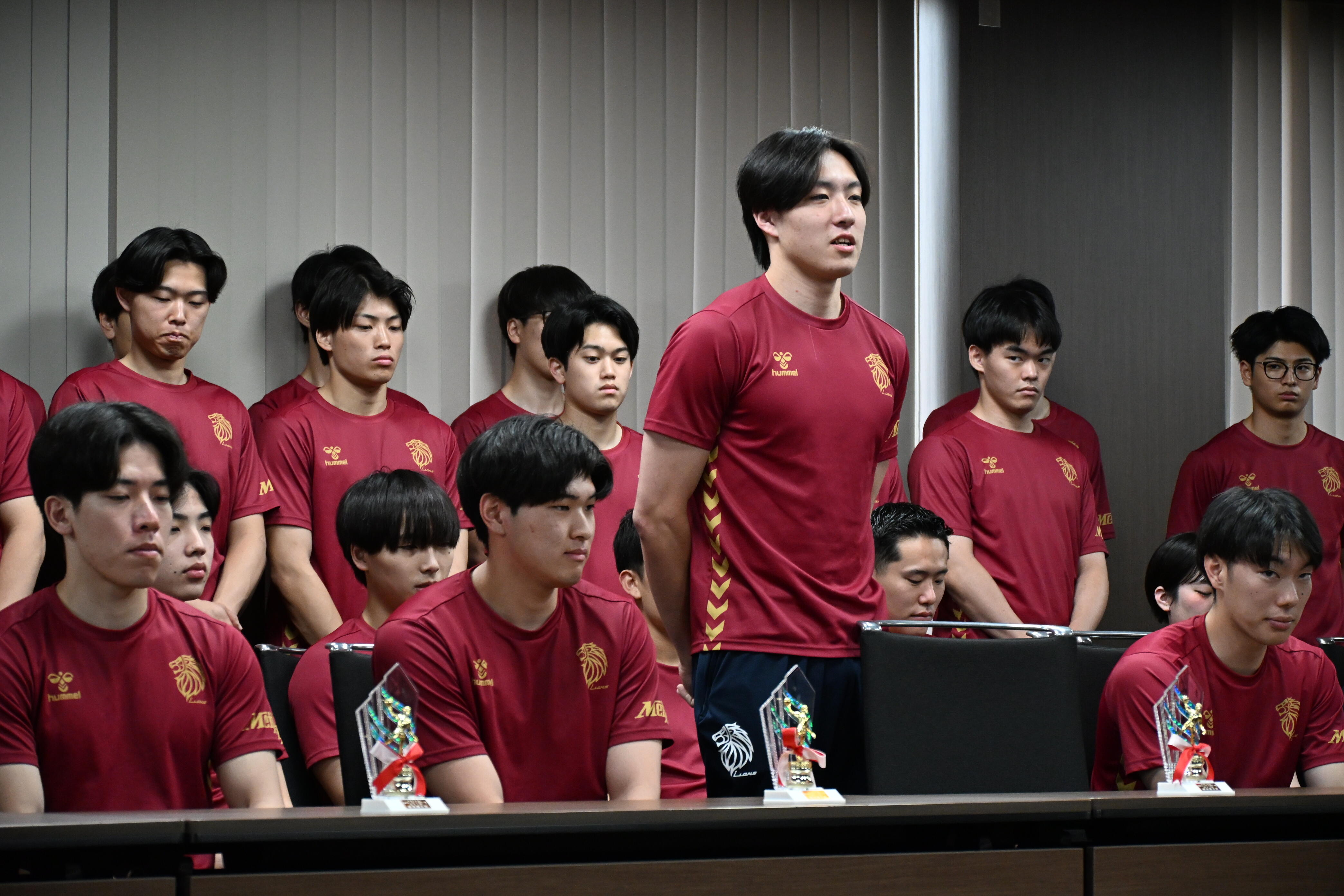 U-21に選出された松岡凌汰さん（法学部3年）