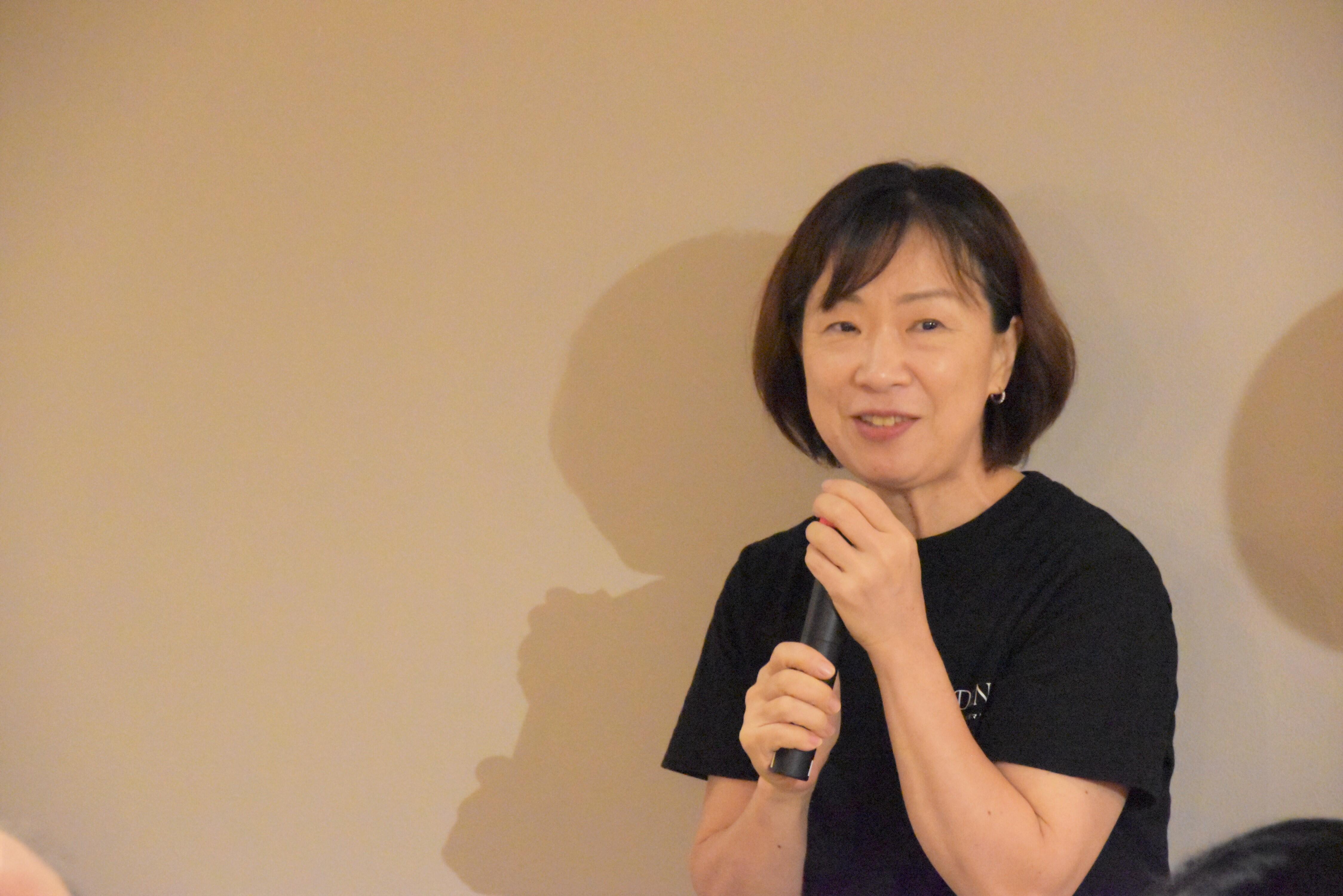 料理を提供したシオガマグチ・バル LUDENS代表の小島紫さん