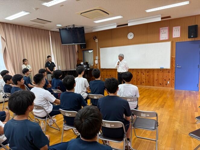 渋井教授の講話