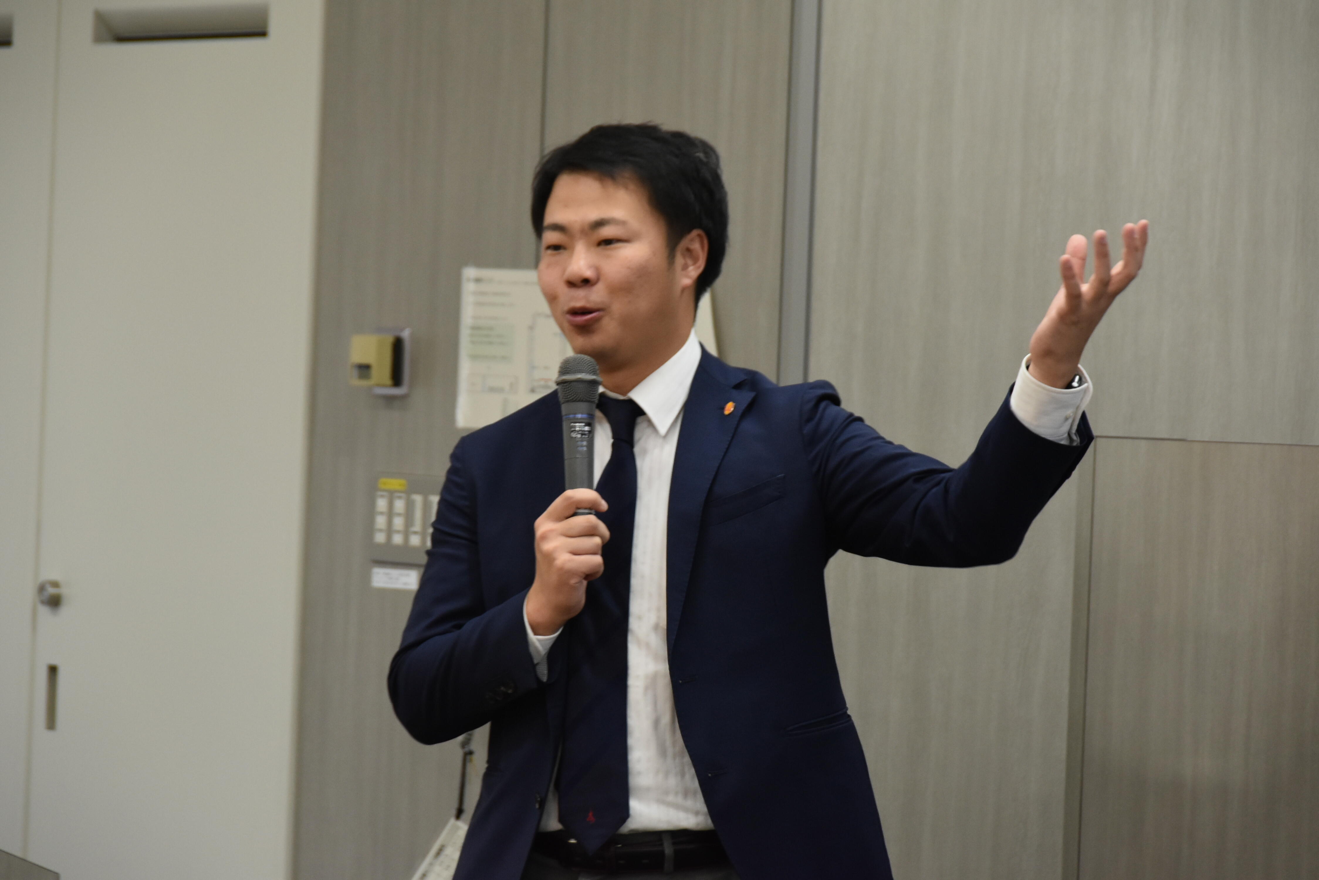 講師を務めた株式会社名古屋グランパスエイトの滝野氏