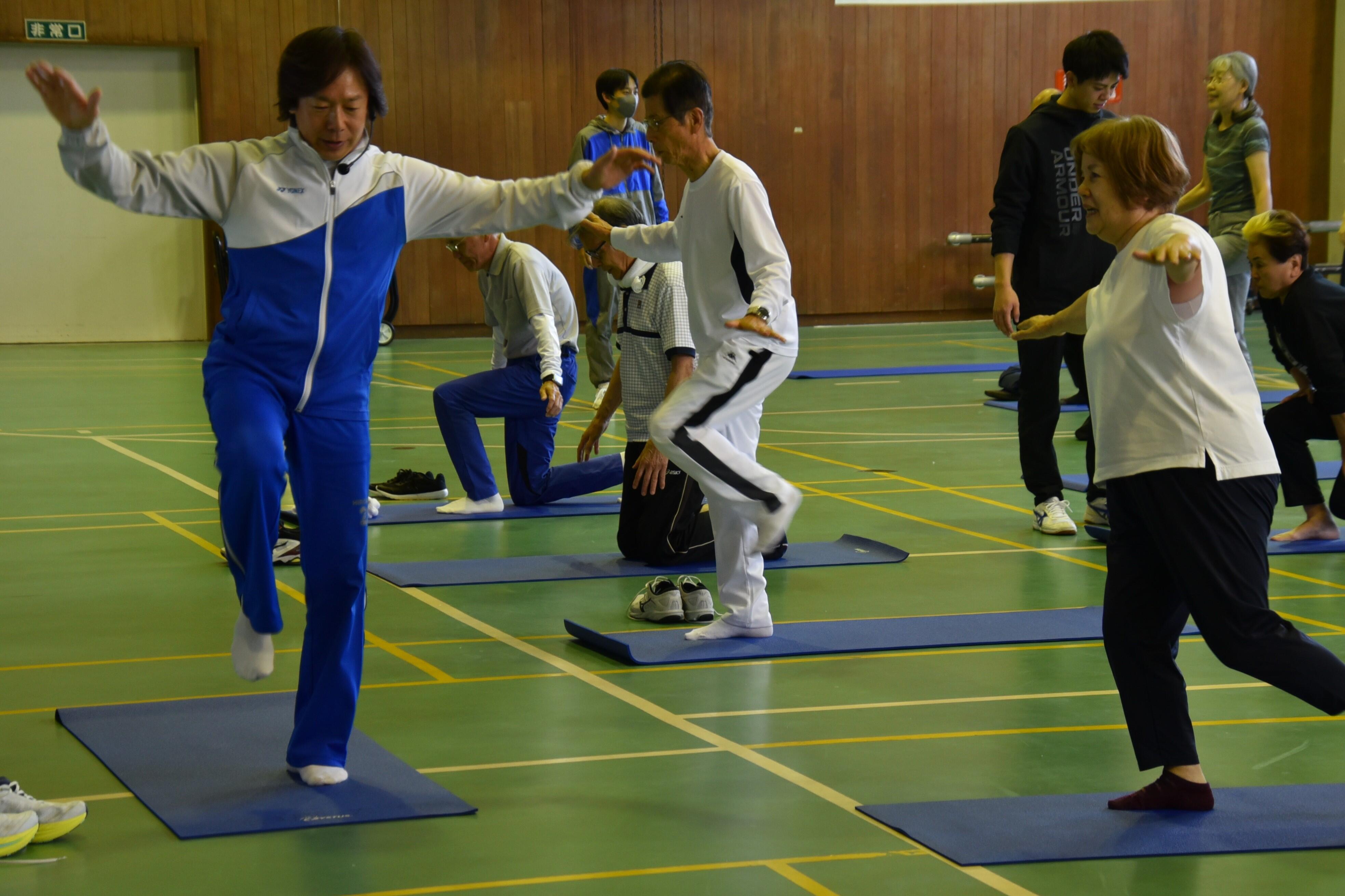 リハビリ中とは思えない動き