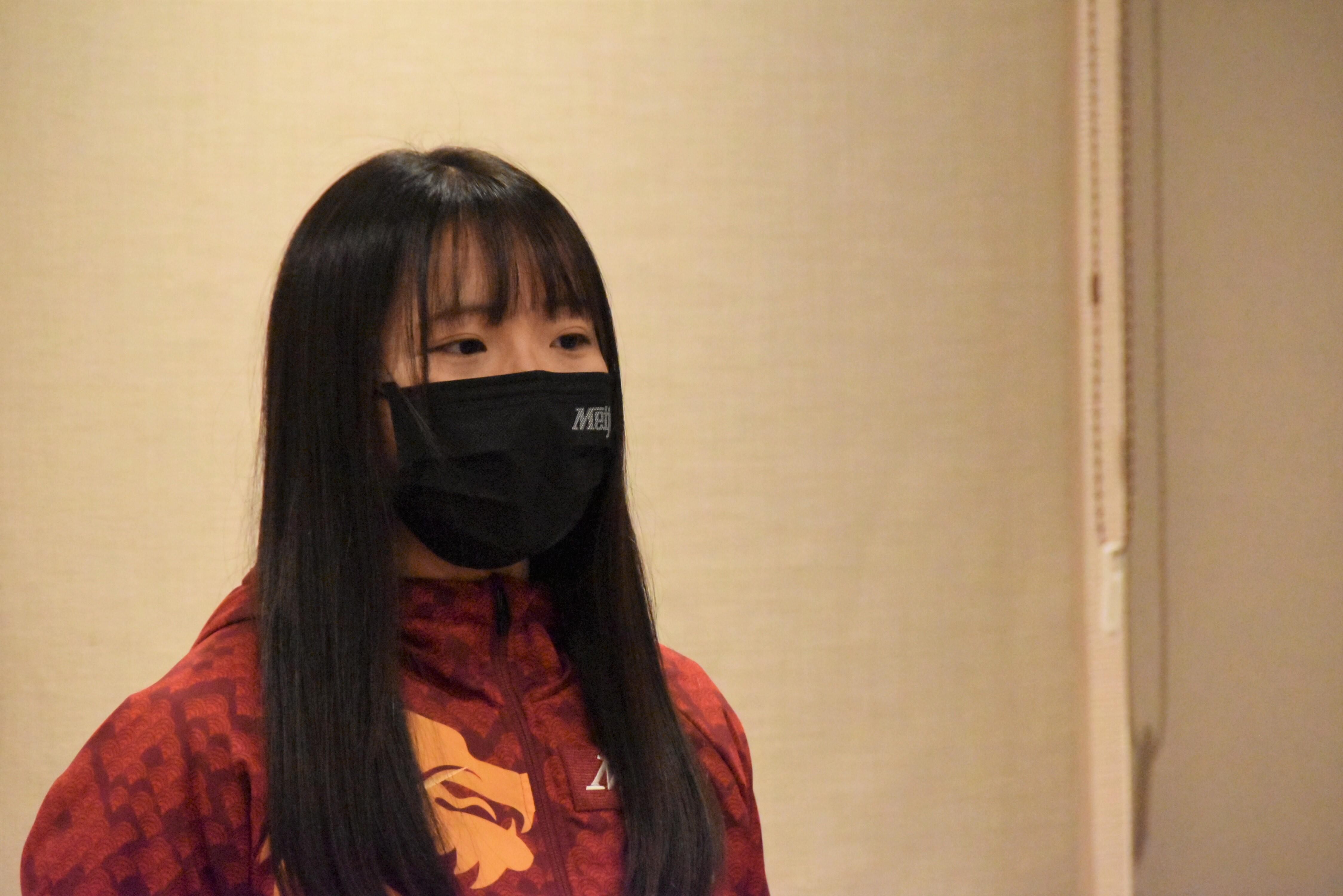 全員駅伝で頑張ろうと呼び掛ける米澤キャプテン