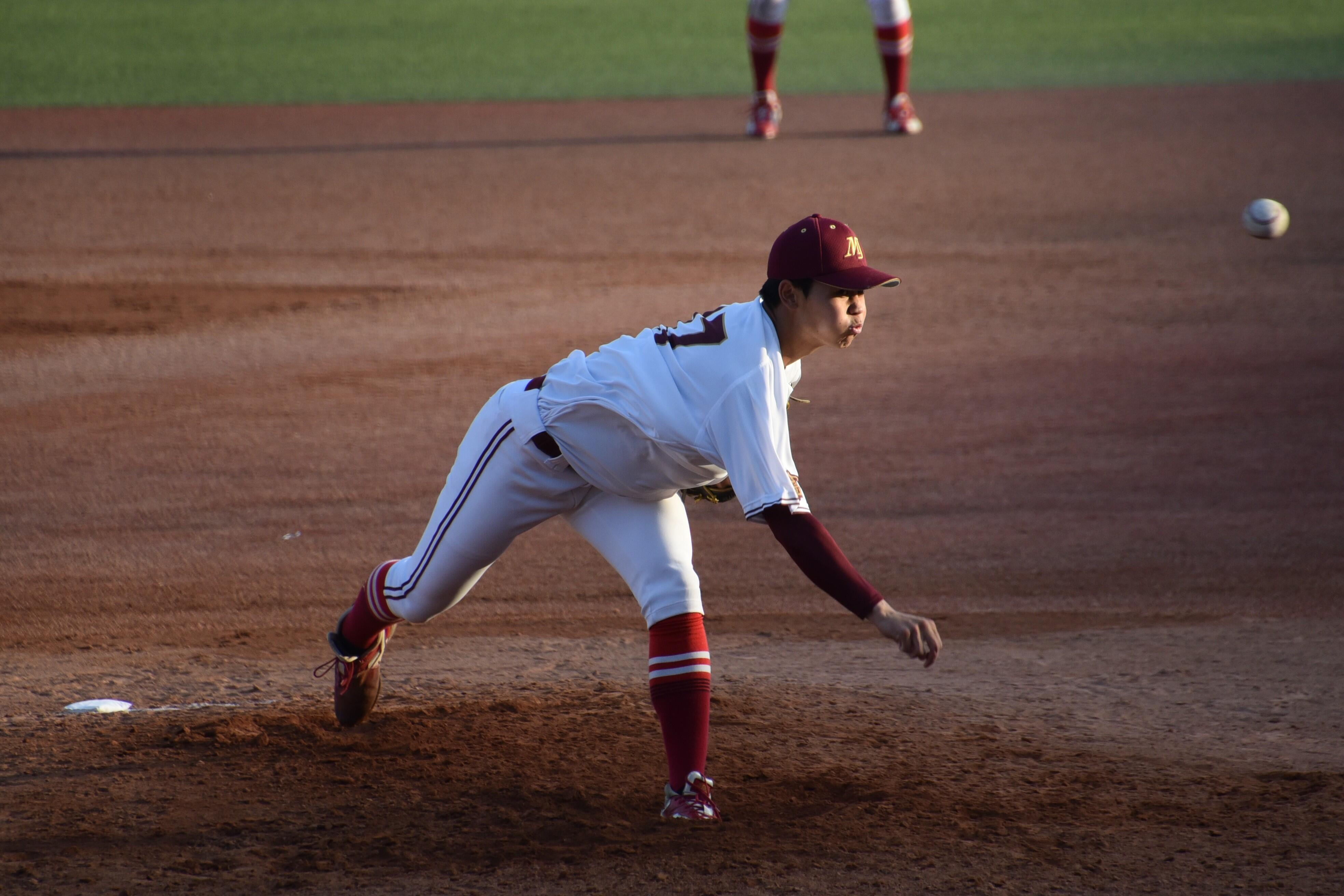 最速152キロをマークした大嶽投手