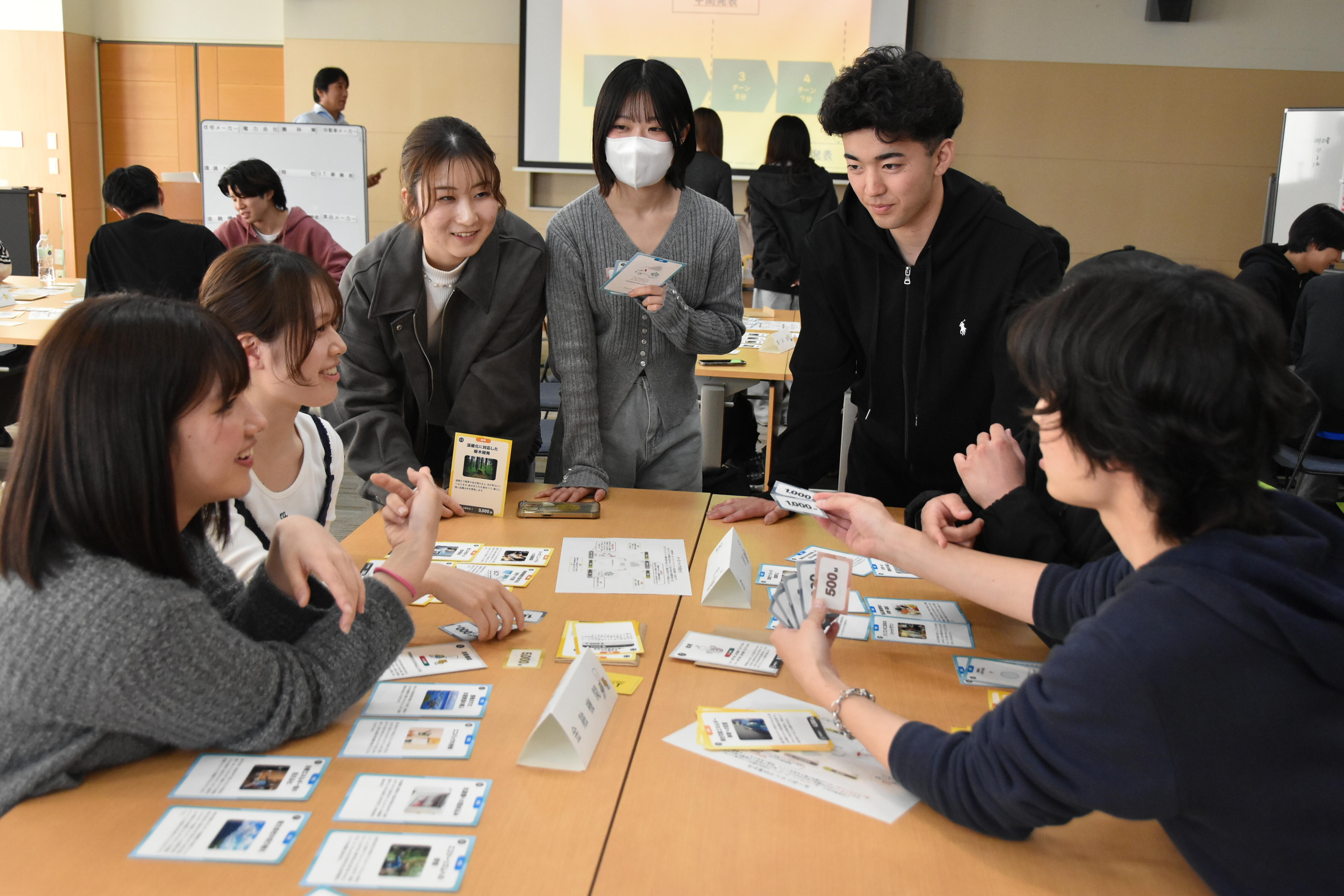 他チームとの交渉の様子