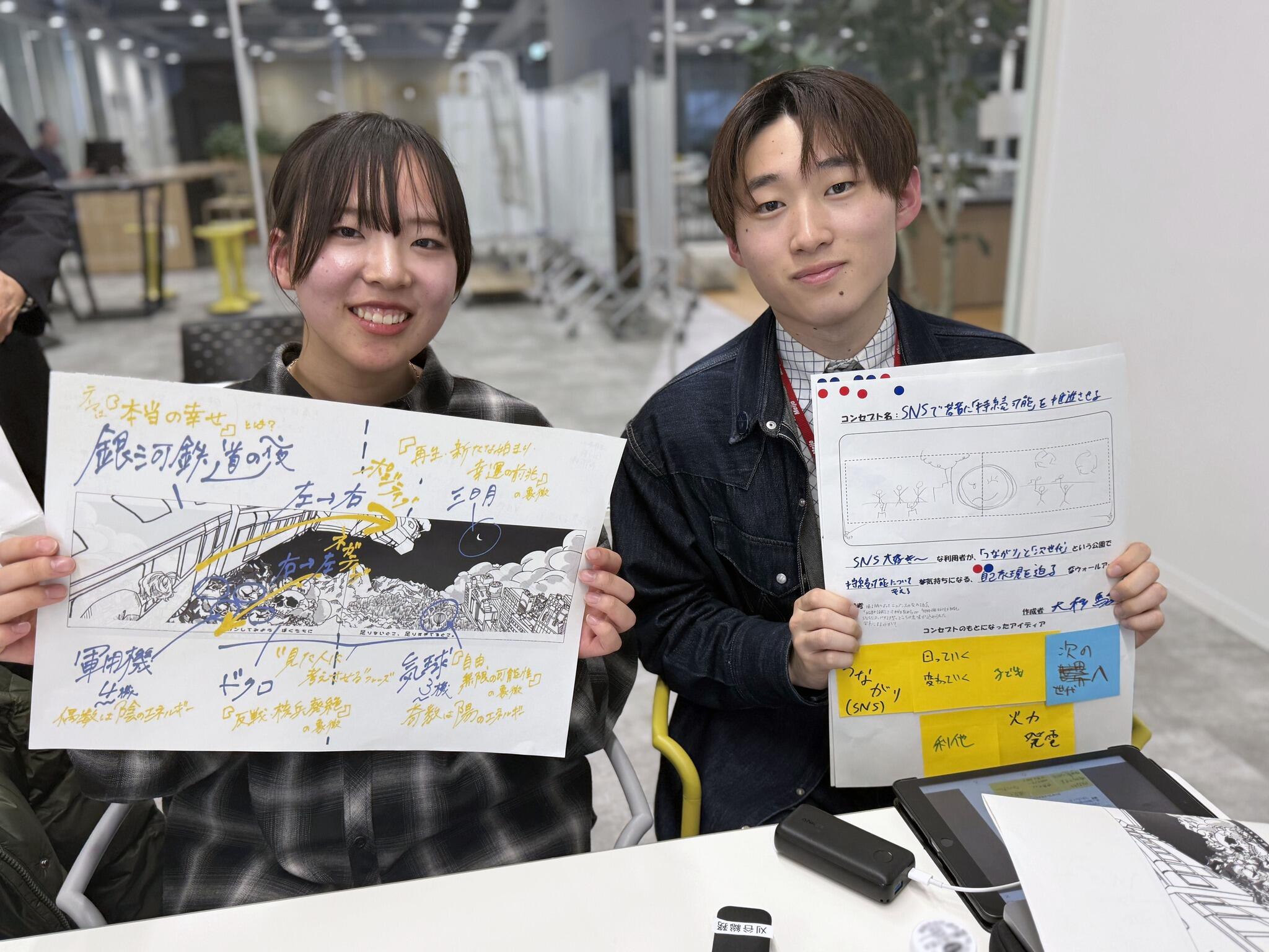 <center>関係者会議で提出したアイディア</center>
