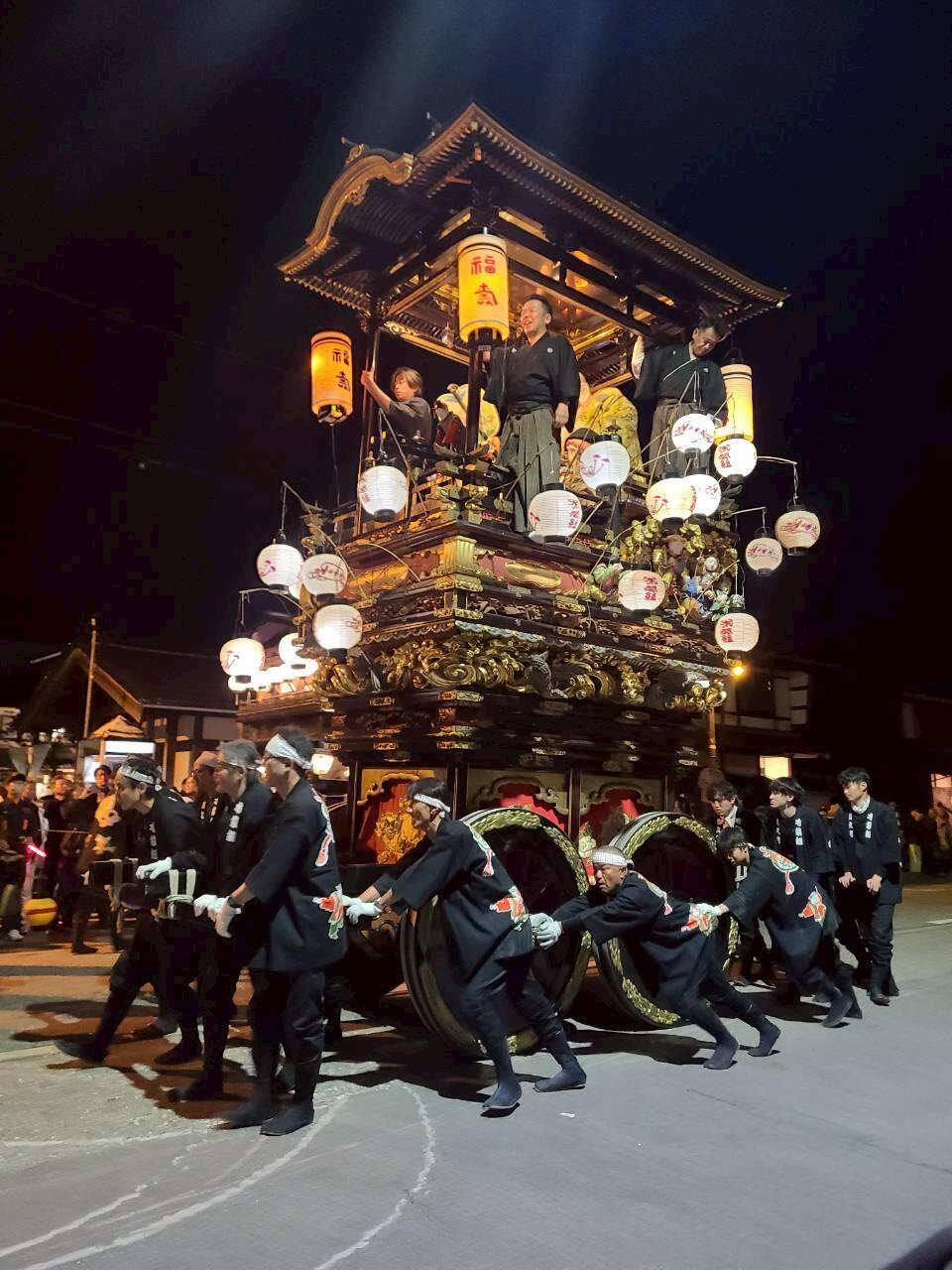 提灯山の大回転