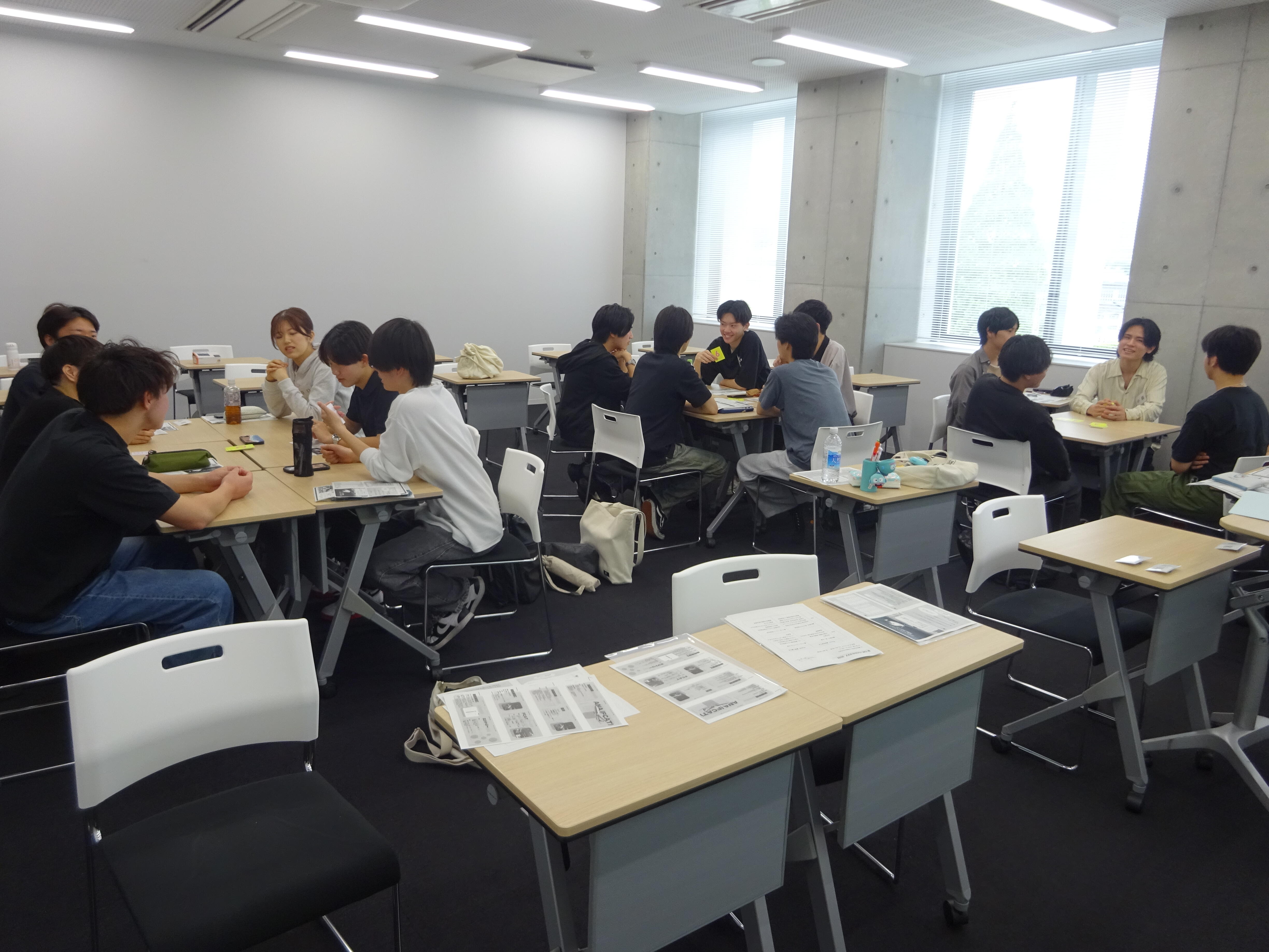 グループに分かれてゲーム