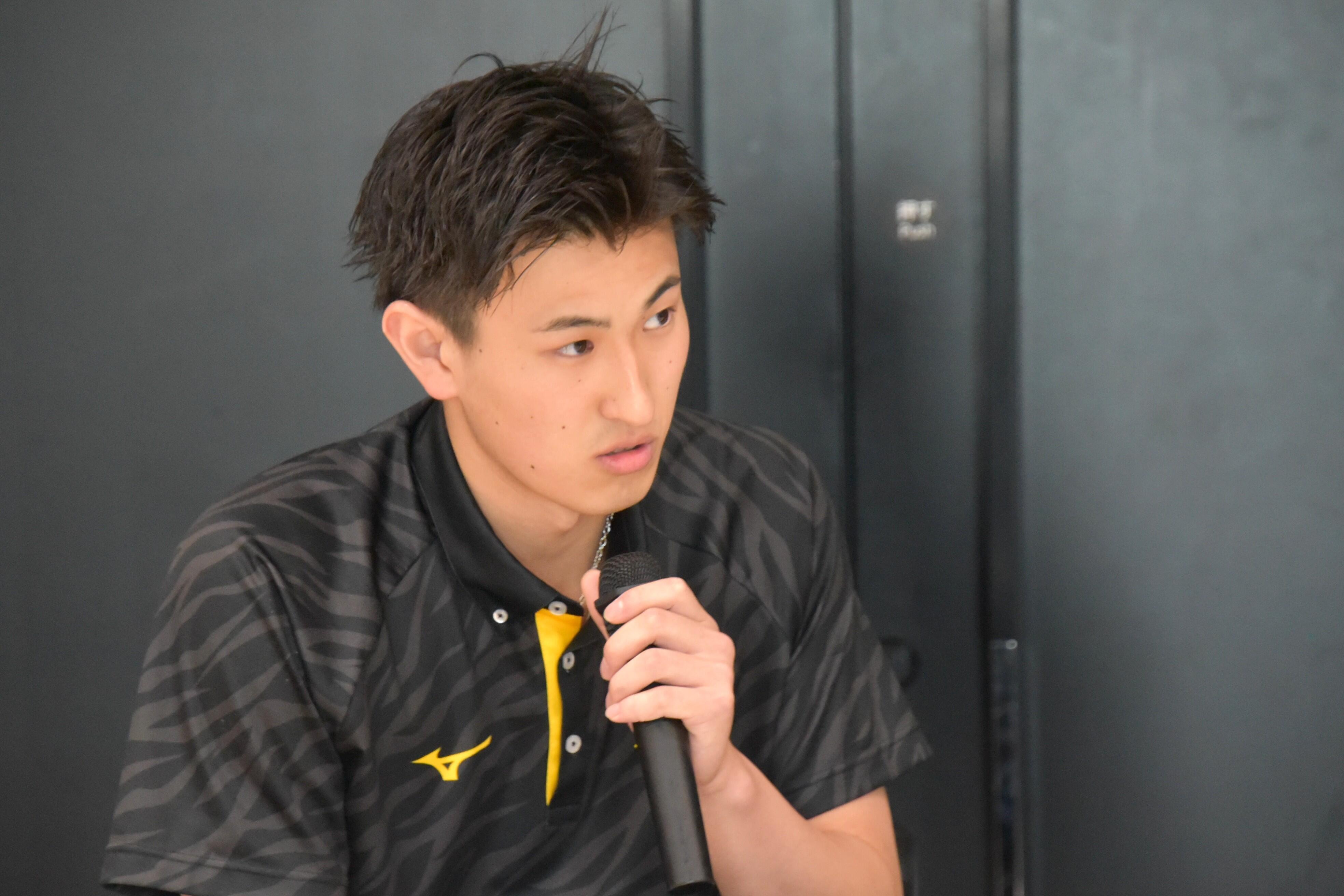 バレーボール部の杉田選手