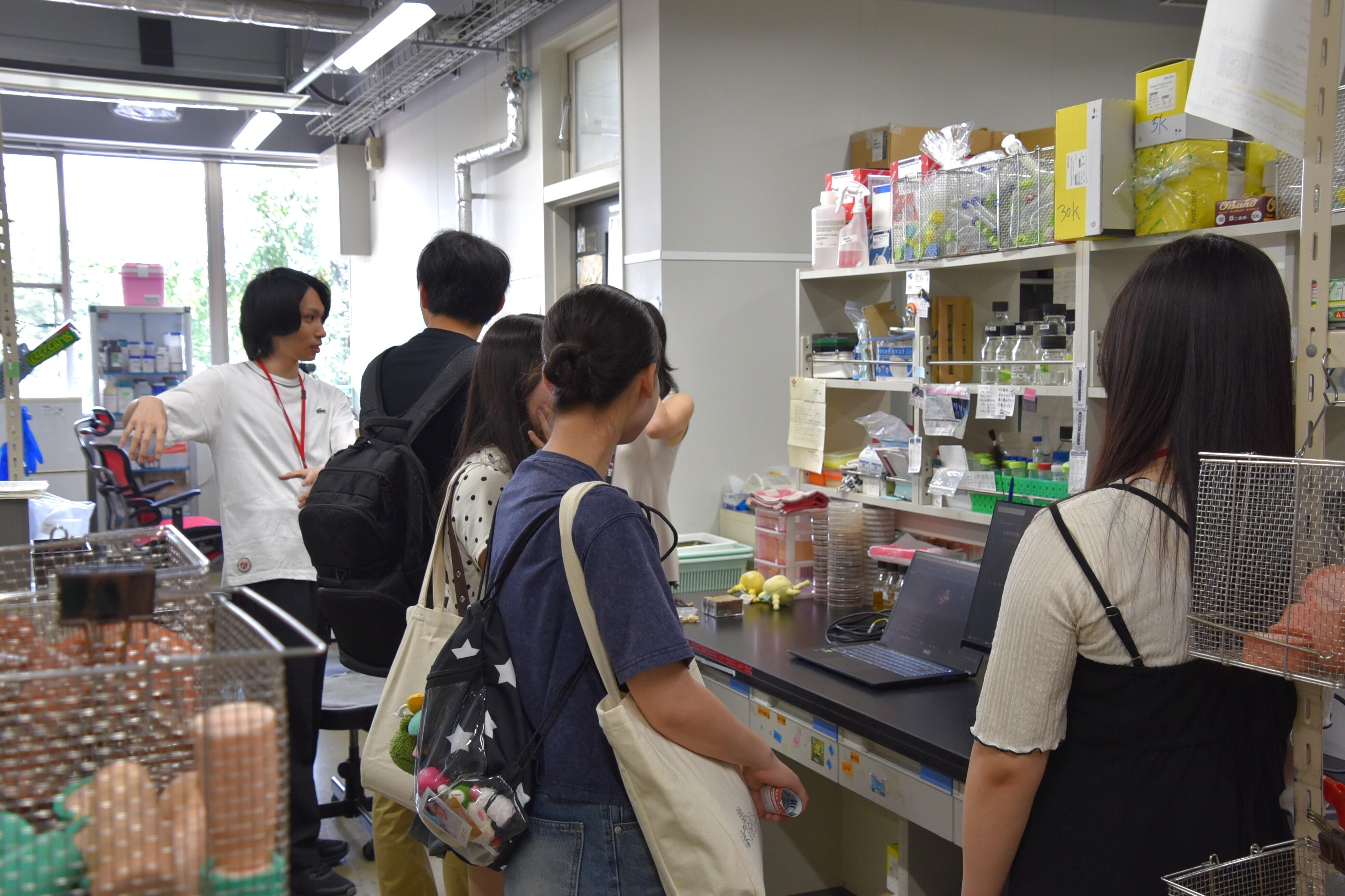 農学部のオープンラボ