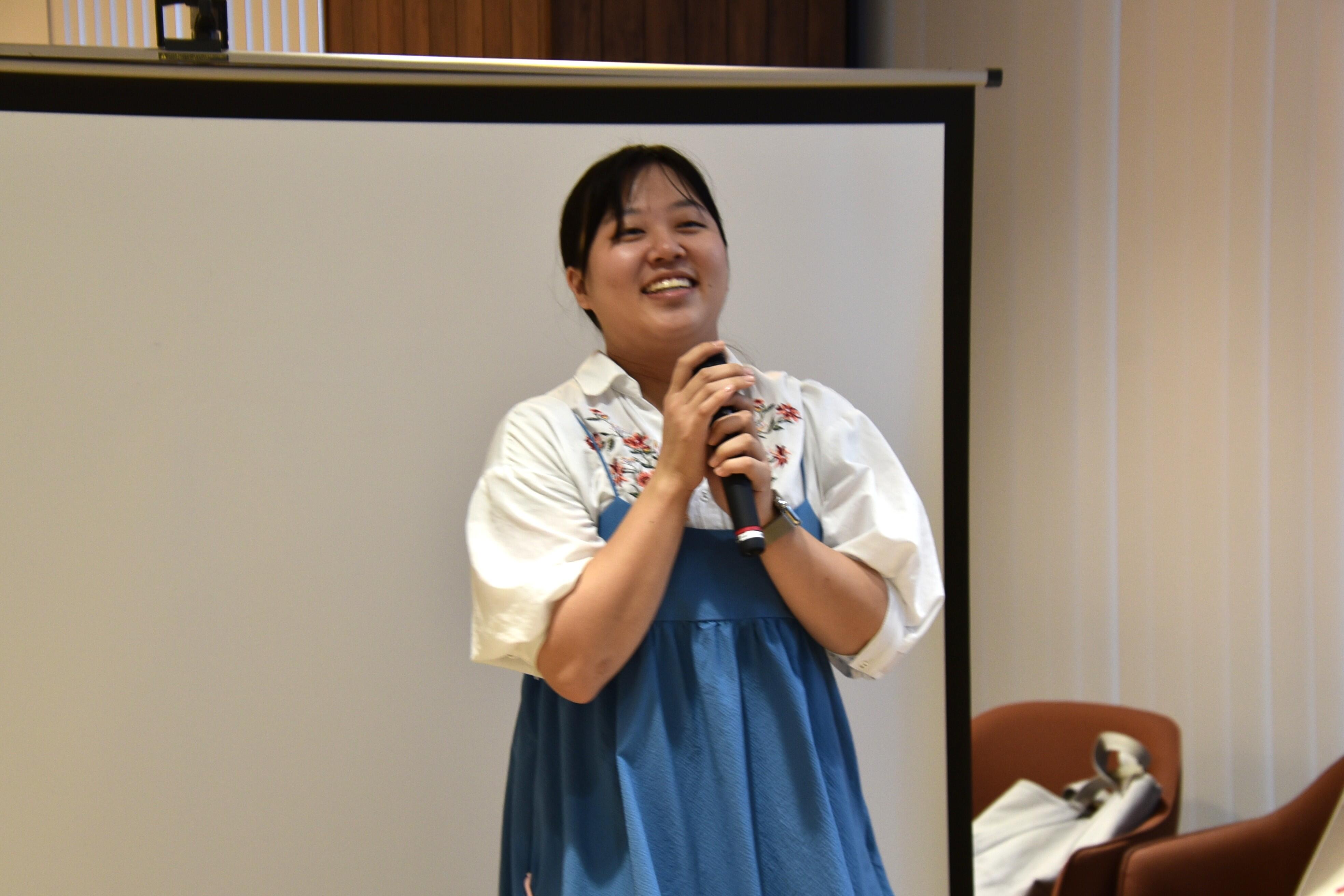 あいさつする和田さん